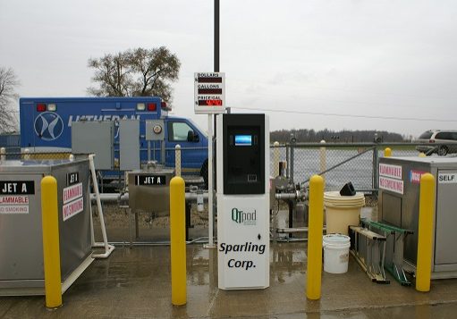 sparling corp airplane fueling installation